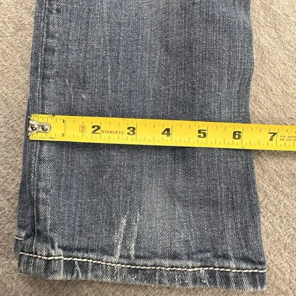 MISS ME - Women's Size 27 Rhinestone Wing JE6003T2R Straight Jeans A46 - Picture 14 of 16